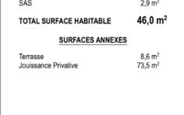 Appartement à vendre    2 pièces • 46 m2 Saint-Paul-lès-Dax