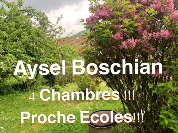 MAISON 4 CHAMBRES-132M2- PROCHE ECOLES - TERRAIN