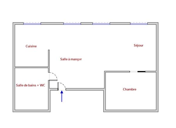 VIEUX PUTEAUX / Grand studio de 42 m²