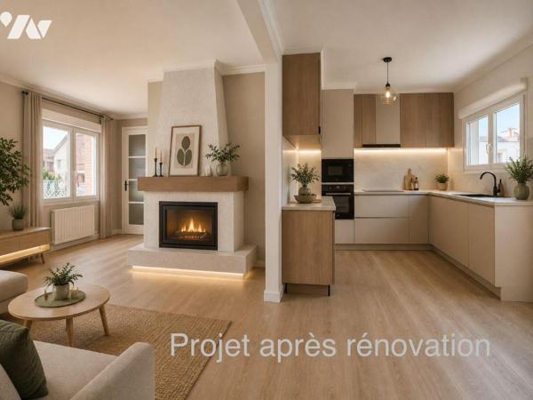 Maison individuelle plein pied 
Comprenant 2 chambres, grand séjour, cuisine, salle de bain et...
