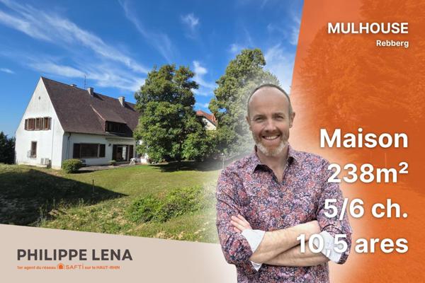 Grande Maison à rénover, terrain de 10,5 ares.