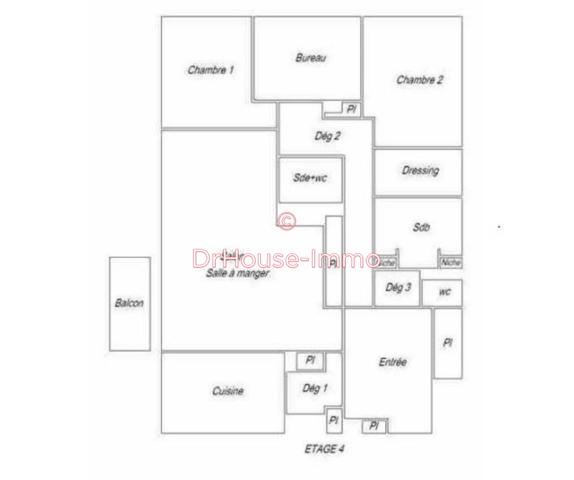 Appartement à vendre 5 pièces de 119 m²