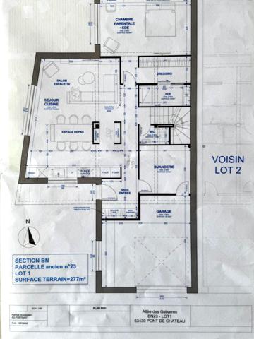 Pont-du-Château (63430) Maison contemporaine à achever, allée des Gabarres à Pont-du-Château