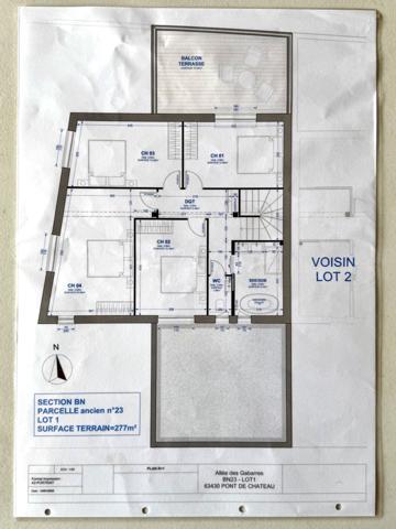 Pont-du-Château (63430) Maison contemporaine à achever, allée des Gabarres à Pont-du-Château