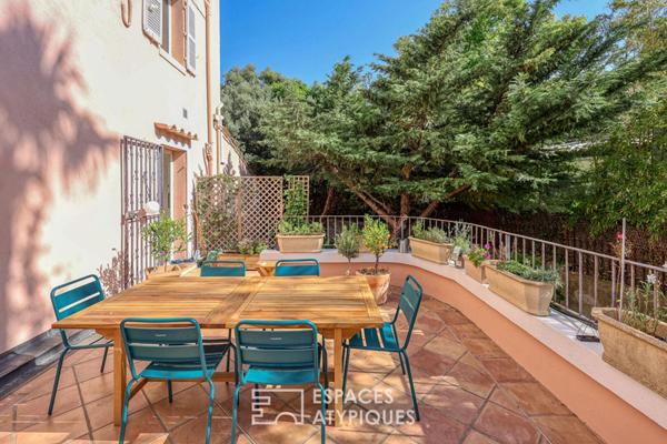 Appartement de caractère dans une maison de maître proche mer Toulon