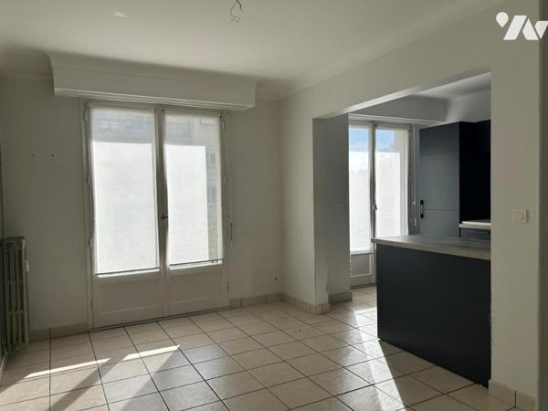 NANTES Procé – Grillaud, à deux pas du parc, spacieux appartement de 94,03 m² au 2ème avec asc.     