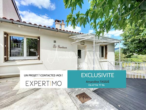 Millau (12100) Maison rénovée avec terrain en terrasse – Environ 63 m² habitables + dépendances