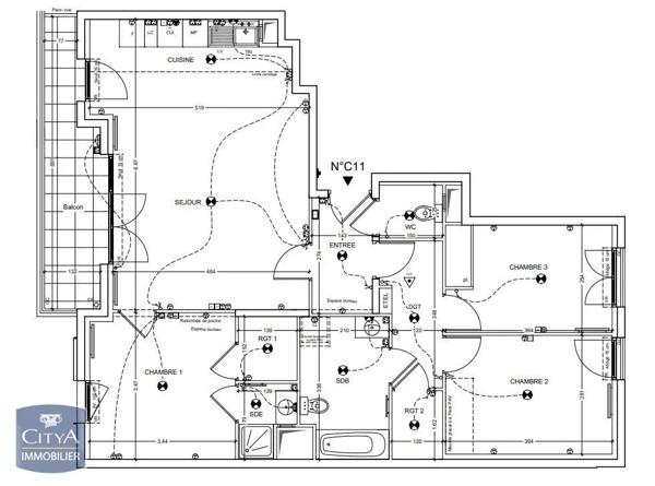 Appartement à vendre 4 pièces 87.93m²