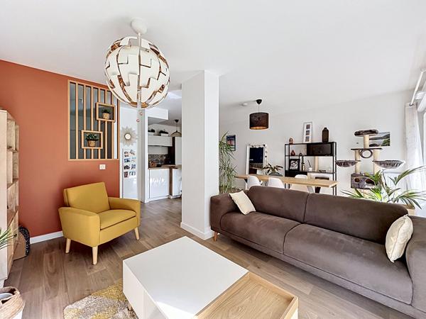 Appartement à Saint-Herblain Vigneau - 2 chambres - Copropriété récente avec terrasse et double parking