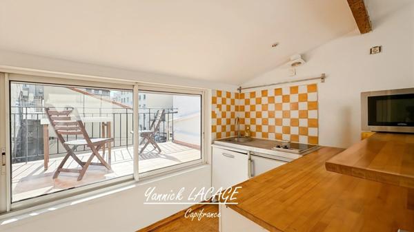 T1 traversant – Belle de Mai (Marseille 3e) – Dernier étage avec terrasse – Idéal investisseur ou premier achat