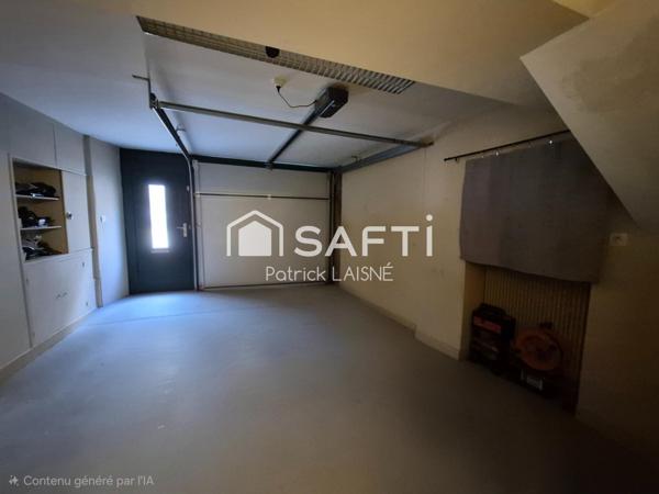 Maison hyper centre ville avec jardin et garage