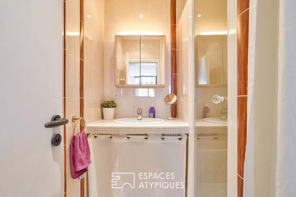 Appartement contemporain avec jardin partagé