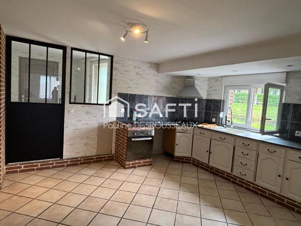 Maison individuelle 109m²- 3 chambres- Garage