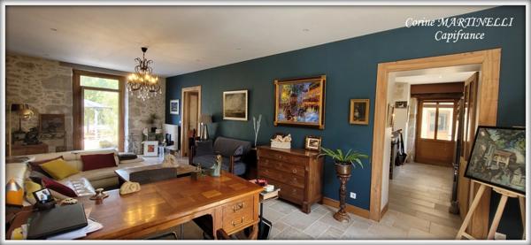 A vendre propriété 4 habitations 885 m² + dépendances, 27 ha