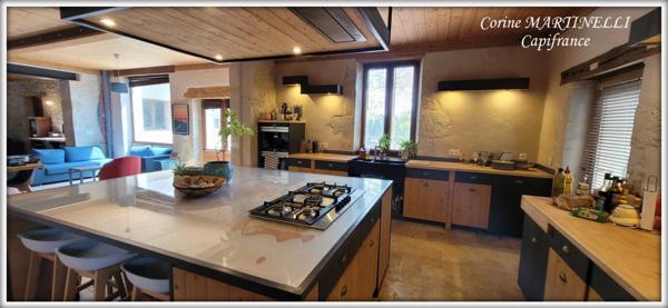 A vendre propriété 4 habitations 885 m² + dépendances, 27 ha