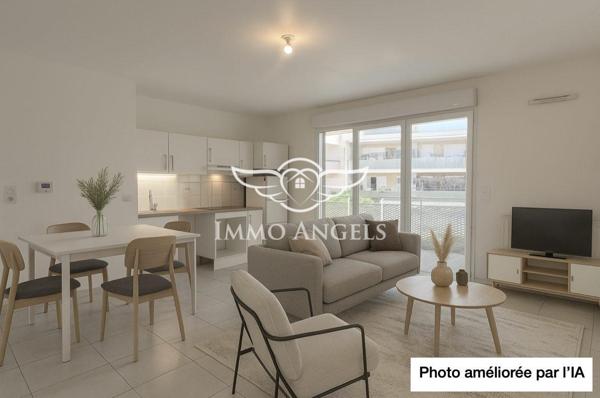 Appartement T3 57m2 lumineux et moderne avec place de parking