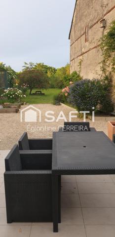 ISSOUDUN, MAISON DE VILLE T5 RENOVÉE AVEC GRANGE ET JARDIN