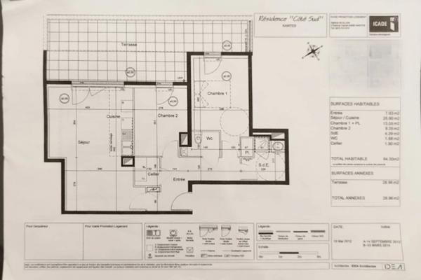 Appartement T3 - 64m² - Nantes St jacques