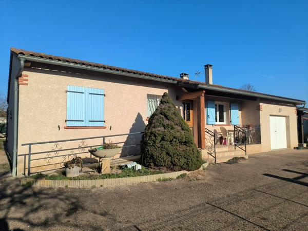 Maison de 100m2 à Lavaur quartier du Pech - 3 chambres - Garage -  1400 m2 terrain