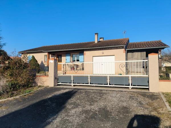 Maison de 100m2 à Lavaur quartier du Pech - 3 chambres - Garage -  1400 m2 terrain