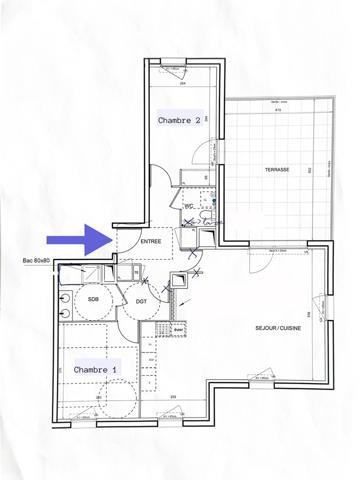 Appartement 3 pièces - 79 m²