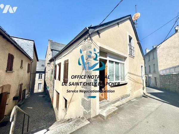 MAISON DE CHARME EN PIERRE 54 M² – CENTRE-BOURG SAINT-ALBAN-SUR-LIMAGNOLE