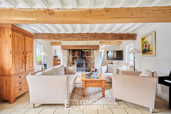 Maison à colombages conjuguant charme et élégance