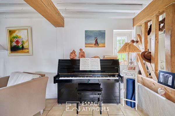 Maison à colombages conjuguant charme et élégance