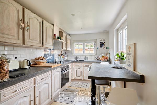 Maison à colombages conjuguant charme et élégance