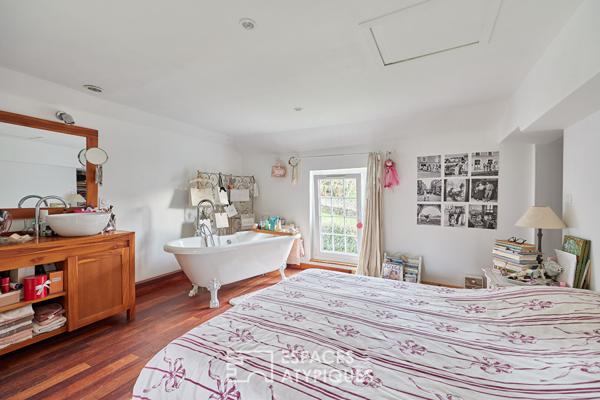 Maison à colombages conjuguant charme et élégance