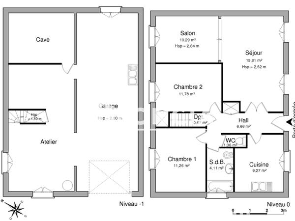 Location Maison 4 pièces 74.91 m² - Lucé 28110