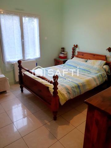 Maison 6 pièces plain-pied + piscine + grand terrain avec fruitiers