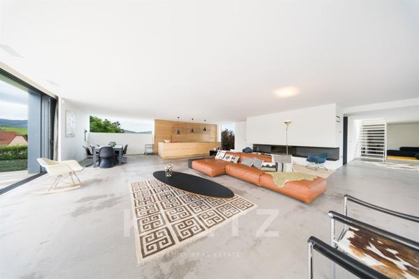 BEBLENHEIM (68980) - VILLA D'ARCHITECTE - PISCINE - SAUNA - AU COEUR DES VIGNES - VUE DÉGAGÉE - ENVI