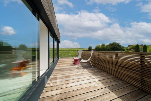 BEBLENHEIM (68980) - VILLA D'ARCHITECTE - PISCINE - SAUNA - AU COEUR DES VIGNES - VUE DÉGAGÉE - ENVI