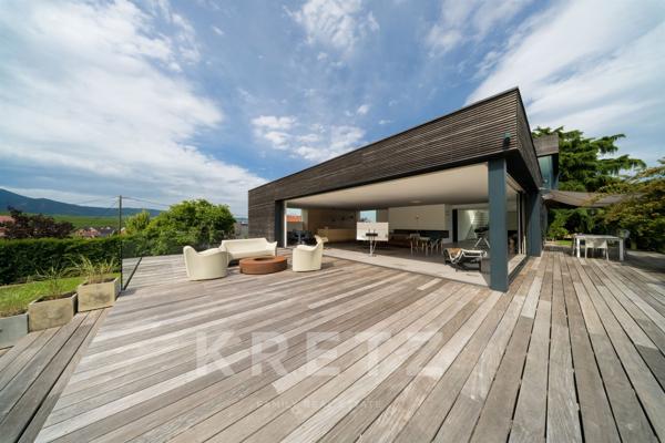 BEBLENHEIM (68980) - VILLA D'ARCHITECTE - PISCINE - SAUNA - AU COEUR DES VIGNES - VUE DÉGAGÉE - ENVI