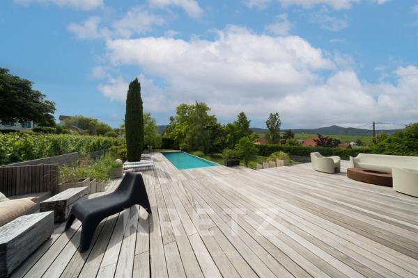 BEBLENHEIM (68980) - VILLA D'ARCHITECTE - PISCINE - SAUNA - AU COEUR DES VIGNES - VUE DÉGAGÉE - ENVI