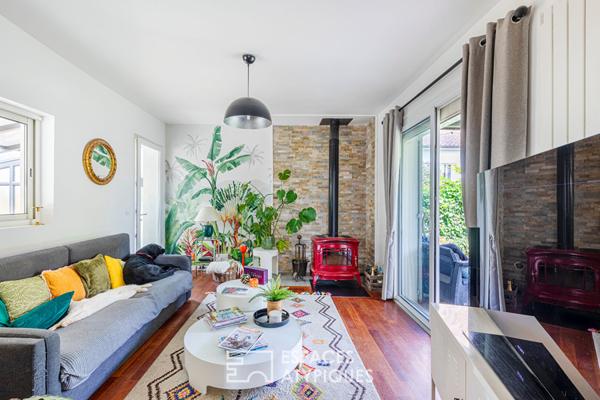 Meulière de charme, idéalement située, à deux pas de la mairie