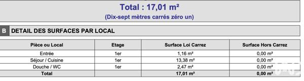 Appartement à vendre 1 pièce 17 m² Paris 12