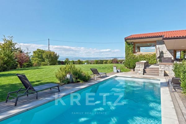 ÉVIAN-LES-BAINS — Villa d'Architecte sur le Golf - Vue Lac