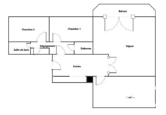 Appartement à vendre 3 pièces 63 m² Gentilly
