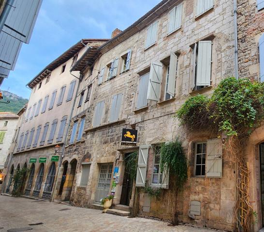 Saint-Antonin-Noble-Val (82140) Maison de marchand du 13ème siècle, maison d'hôtes, village médiéval à 40km d'Albi, au coeur des gorges de l'A