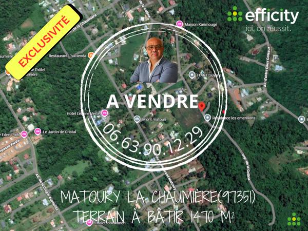 Terrain - 1470 m² Exclusivité efficity