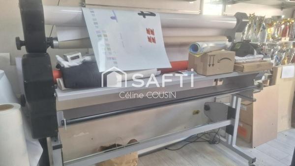 Fonds de commerce Gravure Laser, Flocage Textile, Sérigraphie