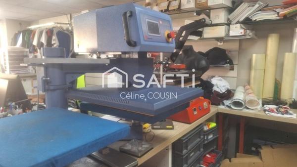 Fonds de commerce Gravure Laser, Flocage Textile, Sérigraphie
