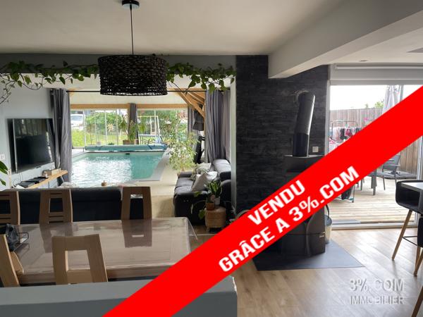 Maison de 230 m², piscine intérieure chauffée 34m² , 4 chambres, garage, terrasse, jardin. Lunéville (54300)