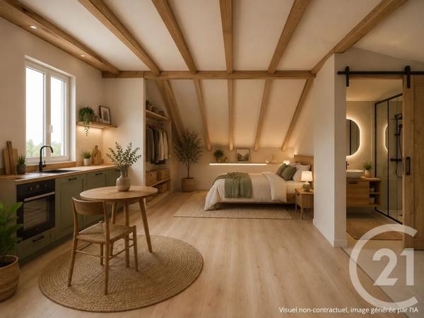 Appartement F3 à vendre  4 pièces - 72 m 2   PERRIGNY  - 39