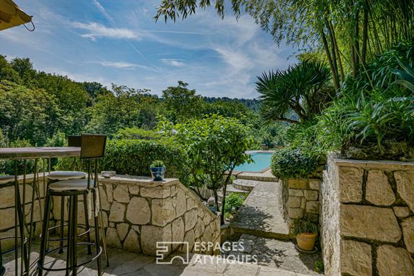 Propriété avec piscine en pleine nature