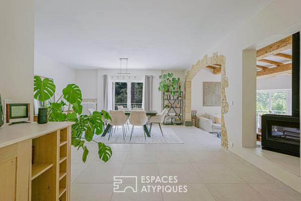 Propriété avec piscine en pleine nature