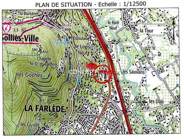 Terrain à bâtir viabilsé SOLLIES-VILLE