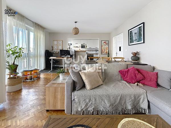 EAUBONNE 7 min Gare: Quartier Cerisaie- Jean Macé :Appartement 4 pièces 2 chambres 75m² - terrasse 13m² avec cave et Parking